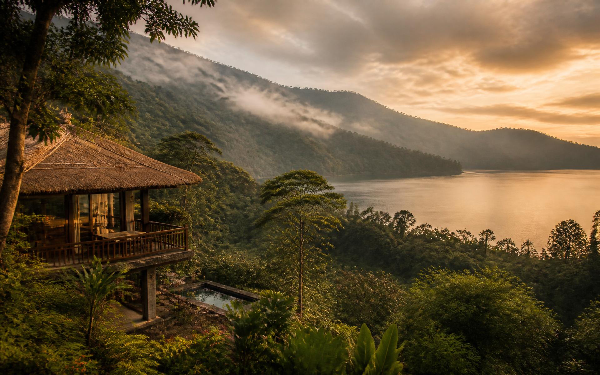 Morning Walk Around Buyan Lake